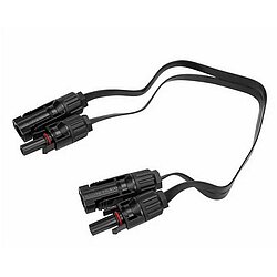 Fensterdurchfhrung fr Solarkabel beidseitig Solar Stecker Kabel 24cm 6mm