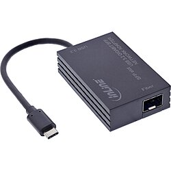 InLine USB-C zu SFP Gigabit Fiber Netzwerkadapter (10/100/1000 Mb/s)