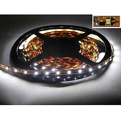 nextec LED Stripe / LED Streifen kaltweiss 5m 150 LED'S 5050 IP63 2A / 24W 2400 L