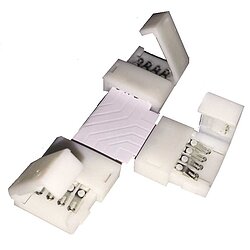 Kab24� RGB T-Verbhinder Schnellverbinder zum klipsen f�r 10mm RGB LED Streifen
