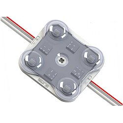 LED Modul mit 4xSMD 2835 12V IP67 warmwei