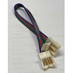 Schnellverbinder Kabel 15cm schmale Bauform 4-polig f�r 10mm RGB LED Stripes