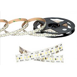 nextec Premium LED Stripe / LED Streifen 12V kaltlweiss 10mm breit 5m 1200 LED'S 2216 IP20 6,67 A / 80 W 21.600 Lumen Ra >90