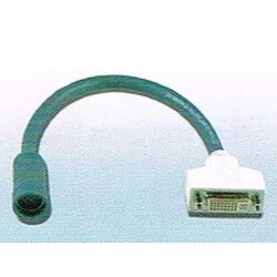 In-Wall-System Ultra Flex 0,3M DVI-D Buchse auf DIN 15 Buchse Adapterkabel