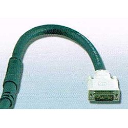 In-Wall-System Ultra Flex 0,3M DVI-D Stecker auf DIN 15 Buchse Adapterkabel