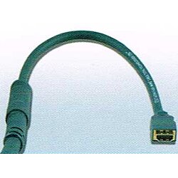 In-Wall-System Ultra Flex 0,3M HDMI Buchse auf DIN 15 Buchse Adapterkabel