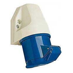 Walther CEE Wandsteckdose au�en 16A 50/60HZ 230V 3p 6h 3-polig IP44