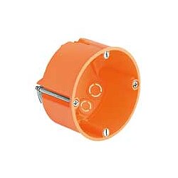 Kaiser 9064-01 Hohlwand- Gerte- Verbindungsdose d=68mm Plattenstrke 7-35mm orange