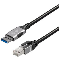 Ethernet-Kabel Cat 6 F/UTP USB A 3.0 auf RJ45