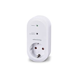 Zustzliche Steckdose Indoor wei fr ednet.living