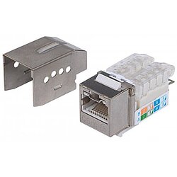 RJ45 Keystone Jack CAT6 max. 1.000 MBit/s mit abschliessbarer Buchse