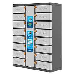 USB-C Ladeschrank mit 16 Schlie�f�chern f�r Handys - 30W per Port