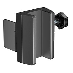 Klemmbare Steckdosenleiste- Tischbeinhalterung / Tischbeinstrke von 38 - 90 mm / schwarz