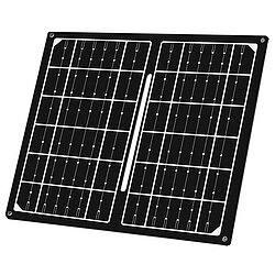 Faltbares Solarpanel USB-Ladegert, 1x USB-A, 7W, IP65, schwarz