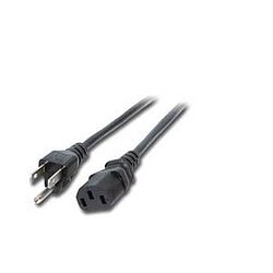 Netzleitung USA/NEMA-C13 180�,schwarz, 1.8 m, SVT AWG18x3C
