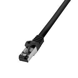 CAT8.1 Patchkabel schwarz PIMF halogenfrei max. 40 GBit/s